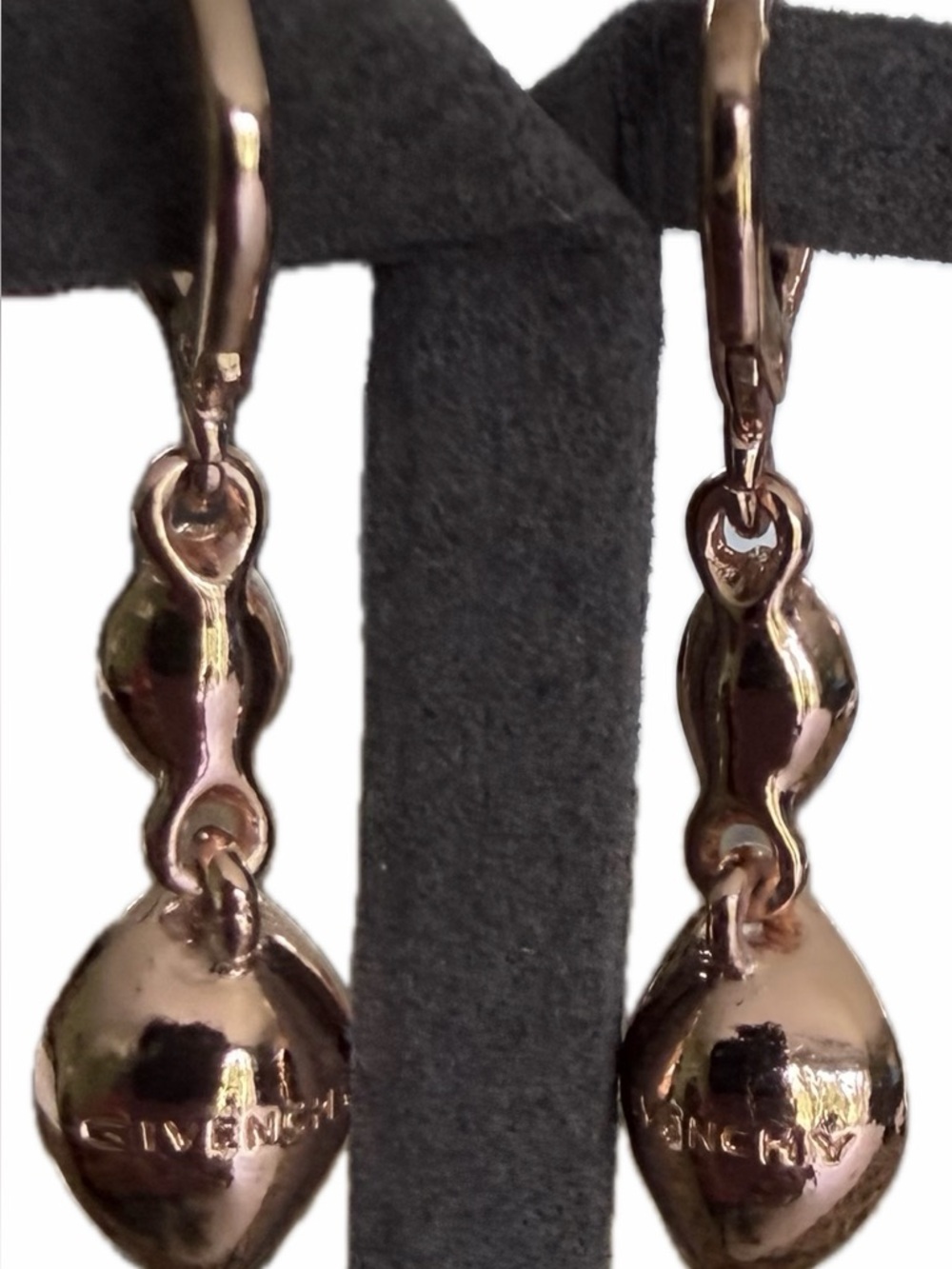 Givenchy Rose Gold Plated Crystal Tennis Necklace and Earring Set. STUNNING!! - Picture 6 of 10